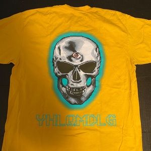 Bad Bunny Official Merch Yellow Skull T-shirt